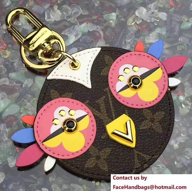 Louis Vuitton Lovely Birds Bag Charm & Key Holder M62604 Hot Pink - Click Image to Close